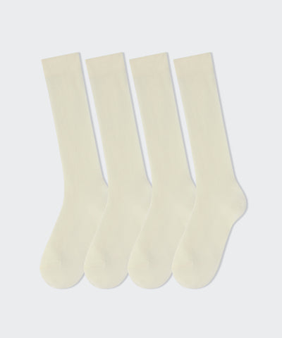 MUSINSA STANDARD WOMAN Women's Ribbed Slouch Socks 4 Pack