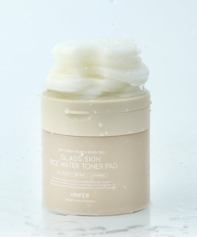OOTD BEAUTY Glass Skin Rice Water Toner Pad (70 sheets)