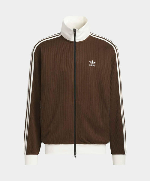 ADIDAS ADIDAS Waffle Classic Track Top - Dark Brown