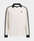 ADIDAS ADIDAS Waffle Long Sleeve Polo Tee - Wonder White
