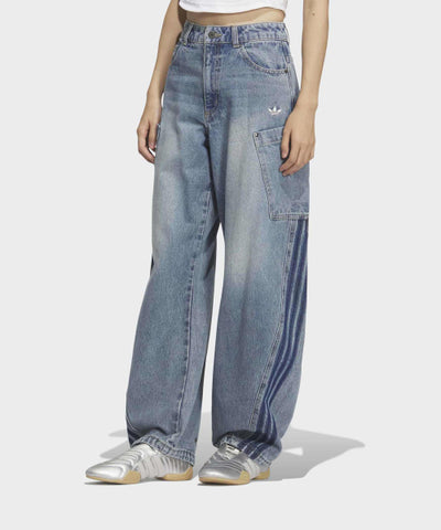 ADIDAS Denim Pants Mid Blue