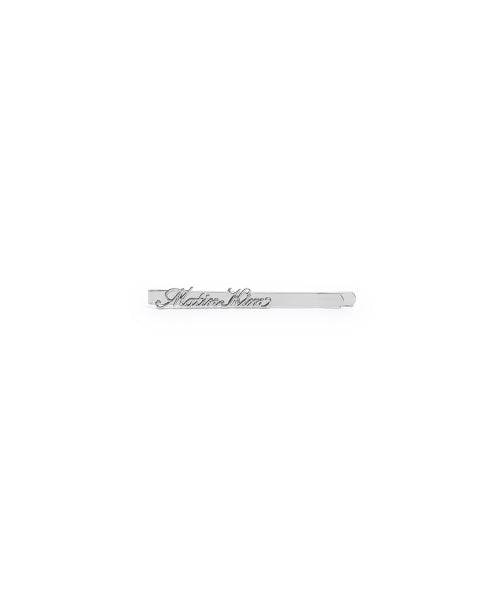 MATIN KIM MATIN KIM Logo Bobby Pin Set in Silver