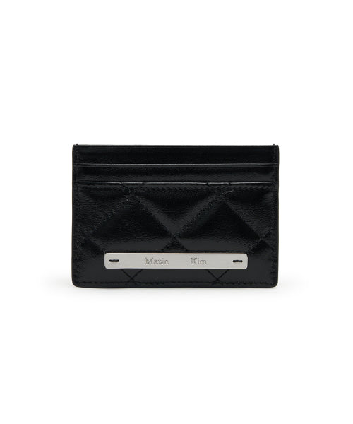 MATIN KIM MATIN KIM PUFF QUILT CARD WALLET