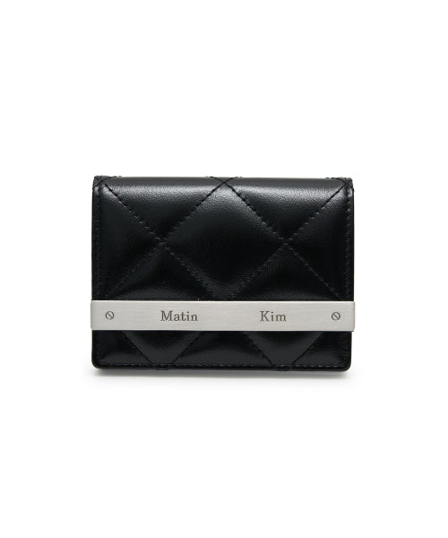 MATIN KIM MATIN KIM PUFF QUILT WALLET