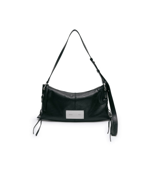 MATIN KIM MATIN KIM Eyelet Shirring Shoulder Bag
