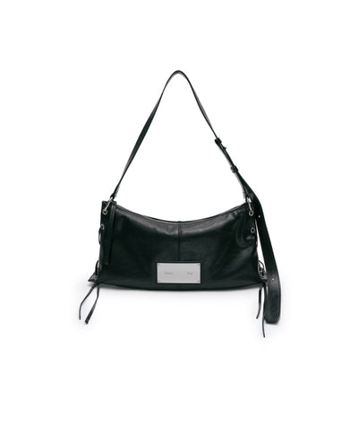 MATIN KIM Eyelet Shirring Shoulder Bag