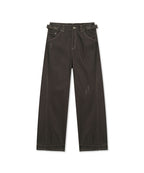 MATIN KIM MATIN KIM Denim Pants with Waist Buckle