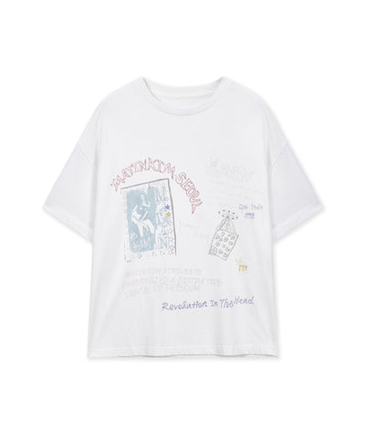 MATIN KIM GRAFFITI ARTWORK T-SHIRT Unisex