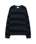 MATIN KIM MATIN KIM TEXTURE BLOCK STRIPE KNIT PULLOVER