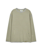 MATIN KIM MATIN KIM STRIPE DAMAGED LOOSE PULLOVER