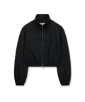 MATIN KIM MATIN KIM Cropped Embroidery Back Logo Jumper