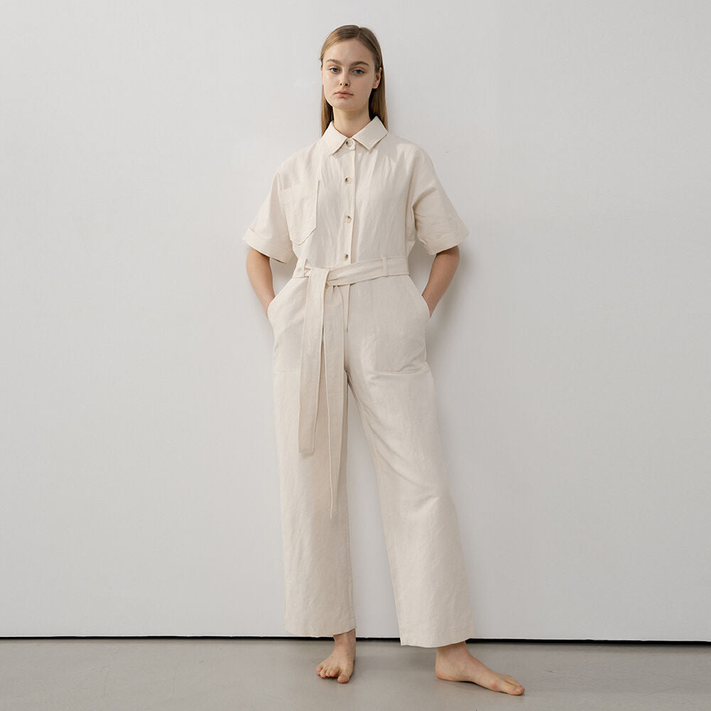 LIEGE LIEGE Jumpsuit Oatmeal