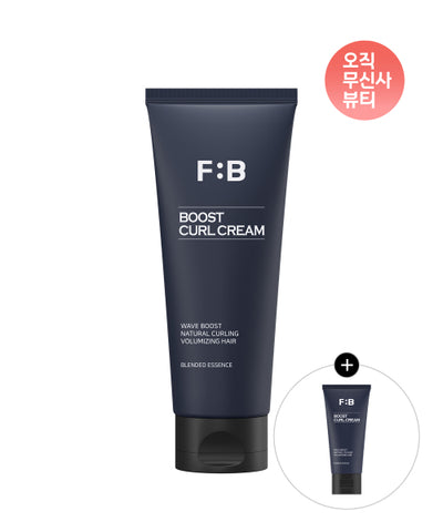 SET Wave Boost Men's Hair Curl Cream 150ml x2 (+ 30ml curl cream provided)