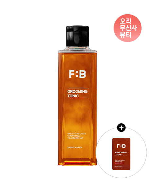 FOR BEAUT SET Bourbon Grooming Tonic Hair Wax 220ml x2 (+ 8ml tonic provided)