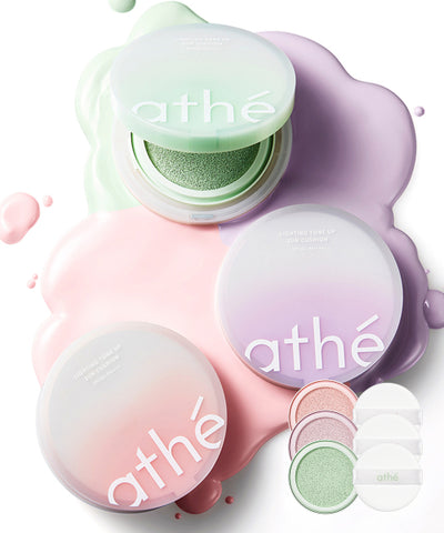 ATHE Vegan Relief Lighting Tone-Up Sun Cushion SPF50+PA++++