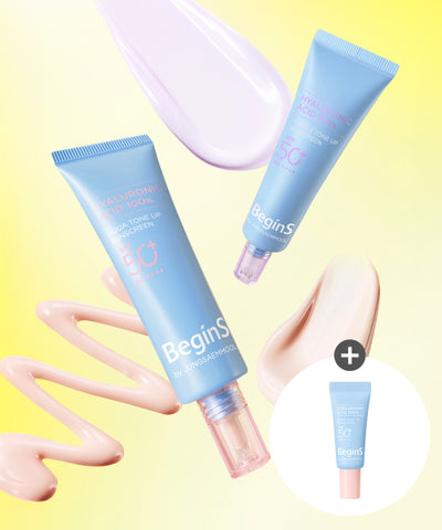 BEGINS Blue Chamomile Hyaluronic Acid Moisture Sun Cream 50ml SPF50+