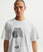 NIKE NIKE T-Shirt M - Off White:Cool Grey:Pure Platinum
