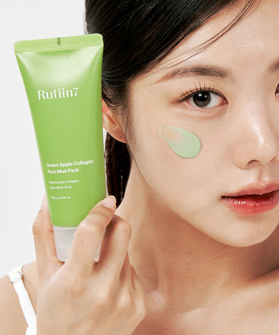 RUTIIN7 Green Apple Collagen Pore Mud Pack 100g