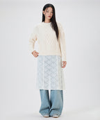 MIXXO MIXXO Aran Cable Pullover Women Size C