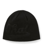 THISISNEVERTHAT THISISNEVERTHAT Debossed That No Cuff Beanie Black