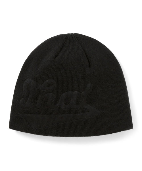 THISISNEVERTHAT THISISNEVERTHAT Debossed That No Cuff Beanie Black
