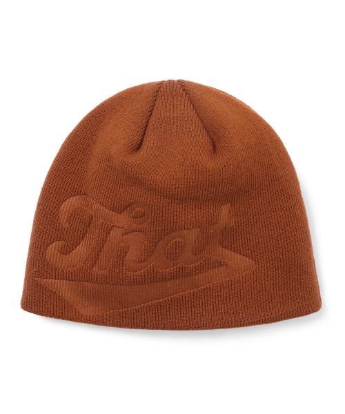 THISISNEVERTHAT THISISNEVERTHAT Debossed That No Cuff Beanie Bronze