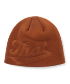 THISISNEVERTHAT THISISNEVERTHAT Debossed That No Cuff Beanie Bronze
