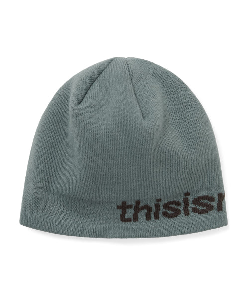 THISISNEVERTHAT THISISNEVERTHAT SP-Logo No Cuff Beanie Light Green