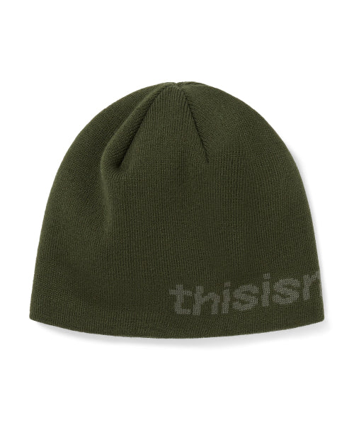THISISNEVERTHAT THISISNEVERTHAT SP-Logo No Cuff Beanie Olive