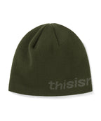 THISISNEVERTHAT THISISNEVERTHAT SP-Logo No Cuff Beanie Olive