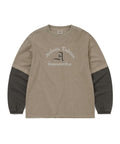 THISISNEVERTHAT THISISNEVERTHAT Layered L/S Tee Desert Grey