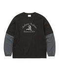 THISISNEVERTHAT THISISNEVERTHAT Layered L/S Tee Off Black