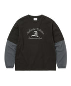 THISISNEVERTHAT THISISNEVERTHAT Layered L/S Tee Off Black