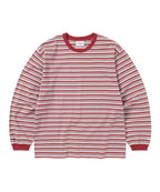 THISISNEVERTHAT THISISNEVERTHAT Striped L/S Tee Red