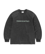 THISISNEVERTHAT THISISNEVERTHAT T-Shirt L/S Washed Black