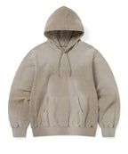 THISISNEVERTHAT THISISNEVERTHAT Overdyed Embroidery Hoodie Desert Grey