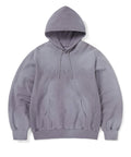 THISISNEVERTHAT THISISNEVERTHAT Overdyed Embroidery Hoodie Faded Purple