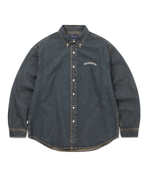 THISISNEVERTHAT THISISNEVERTHAT Washed Denim Shirt Unisex