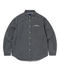 THISISNEVERTHAT THISISNEVERTHAT Washed Denim Shirt Dusty Grey