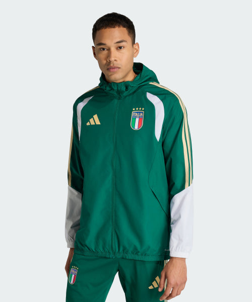 ADIDAS ADIDAS Italy 26 Tiro All Weather Jacket - Green