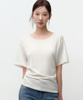 MUSINSA STANDARD WOMAN MUSINSA STANDARD WOMAN T-Shirt Cream