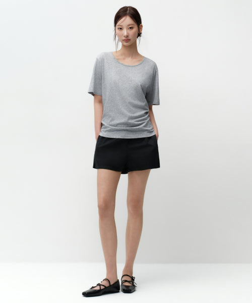 MUSINSA STANDARD WOMAN MUSINSA STANDARD WOMAN T-Shirt Medium Gray