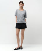 MUSINSA STANDARD WOMAN MUSINSA STANDARD WOMAN T-Shirt Medium Gray