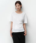 MUSINSA STANDARD WOMAN MUSINSA STANDARD WOMAN T-Shirt Relaxed Lightweight [White]