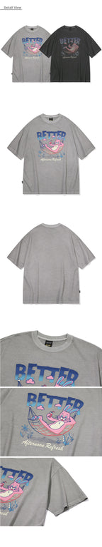 CPGN Better Hoppi Pigment Short Sleeve T-Shirt Ghost Gray