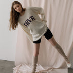 FRIVER07 Friver logo waffle t-shirt [FRSP05LT04]_Cream