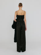 EENK ZENNY Fitted Sleeveless Top - Black
