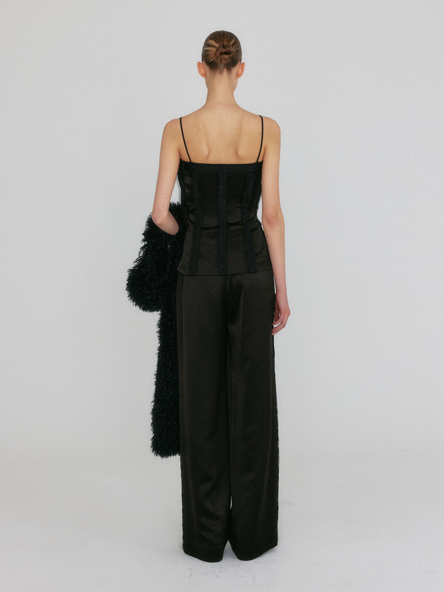 EENK ZENNY Fitted Sleeveless Top - Black