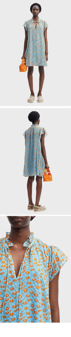 SAMSØE SAMSØE (W) Samsoy Samsoy KAROOKH Dress - DTC Topaz (F23200184)