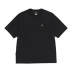 NATIONAL GEOGRAPHIC APPAREL N262UTS991 Frozen Air Lettering Graphic Semi-Overfit Short Sleeve T-Shirt BLACK